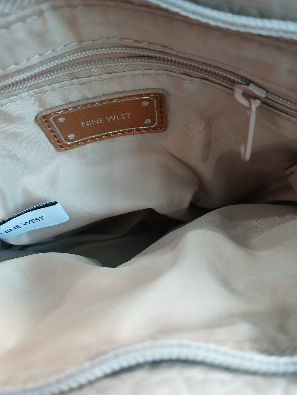 Nine West Crossbody Bag | Beige Small Shoulder Purse | New With Tags - Picture 4 of 4